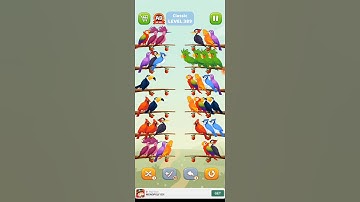 Bird sort puzzle walkthrough #viral #shorts #trending #short #birds