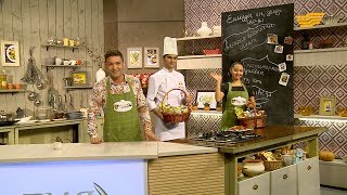 «Сиқырлы ас үй». Көкөністермен дайындалған тауық еті. Бағдарлама қонағы: әнші, актриса Аша Матай