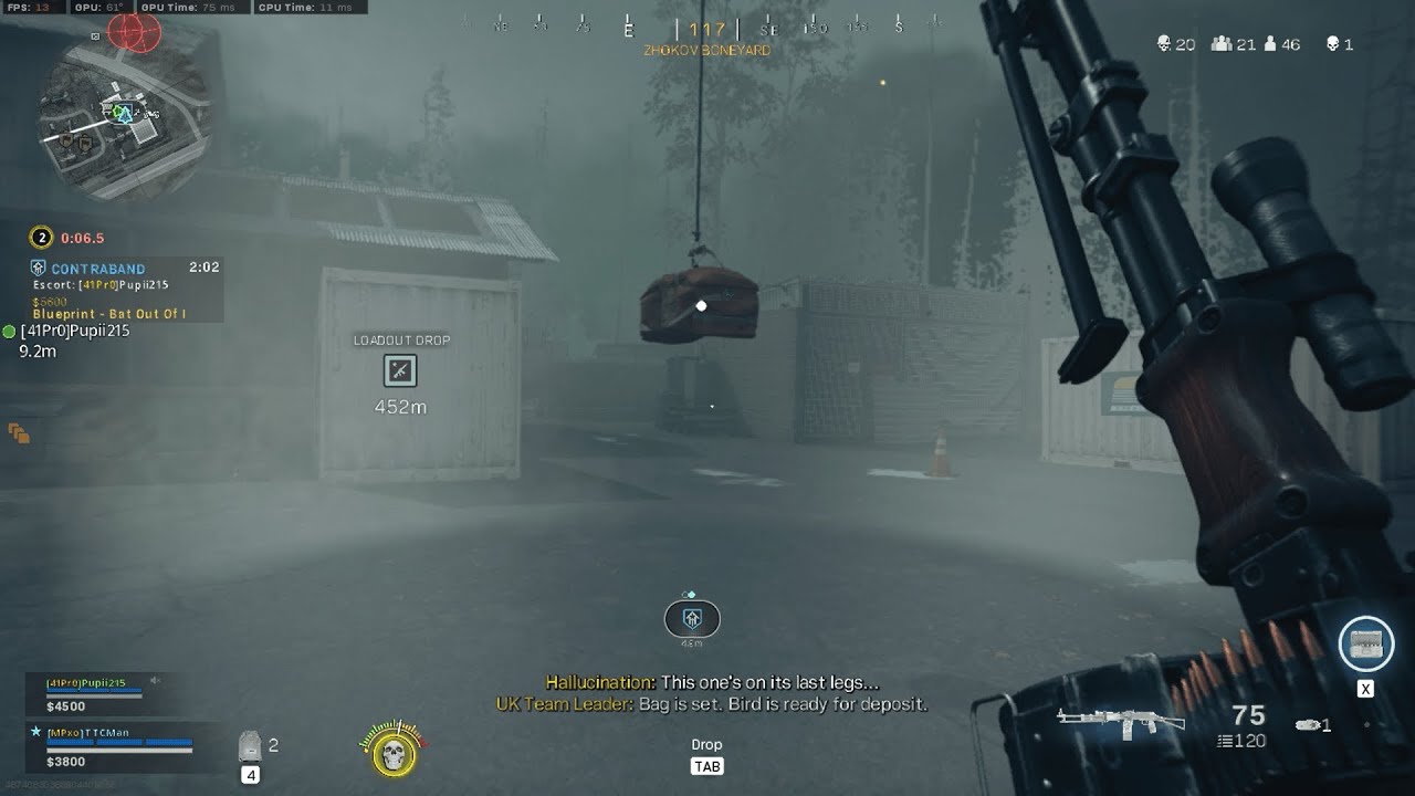 *FPS DROP* COD Warzone: CONTRABAND Contract in GHOSTS OF VERDANSK | No Commentary