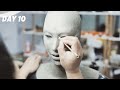 The Birth of Molly3 | Sculpture Process Done In 18 Days #molis #inthemask