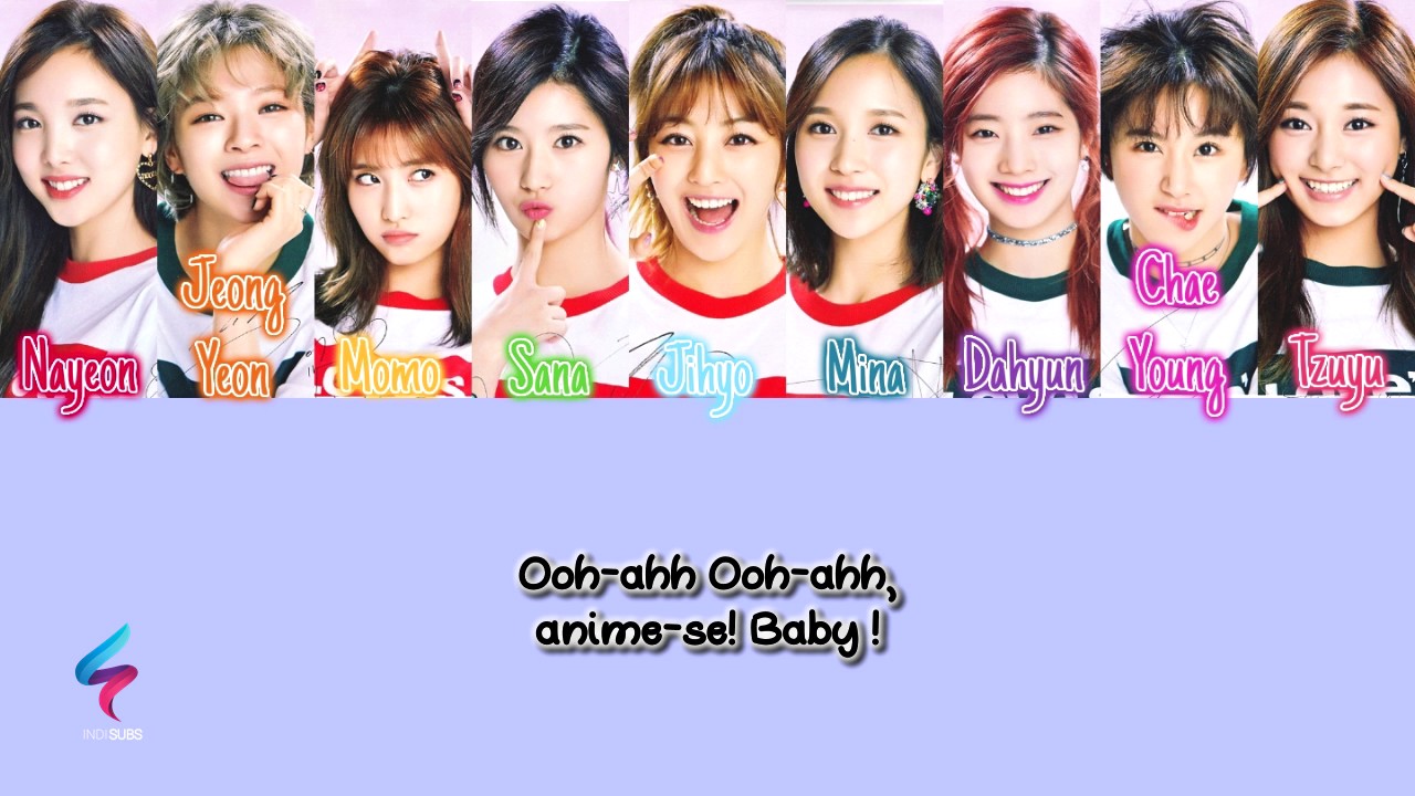 TWICE - Cheer Up Color Coded lyrics tradução 