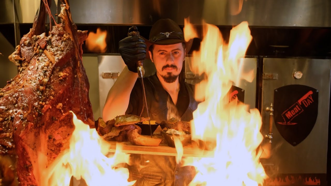 Лучший стейк-хаус в Стамбуле! Мясо, приготовленное при 400 градусах в течение дня!