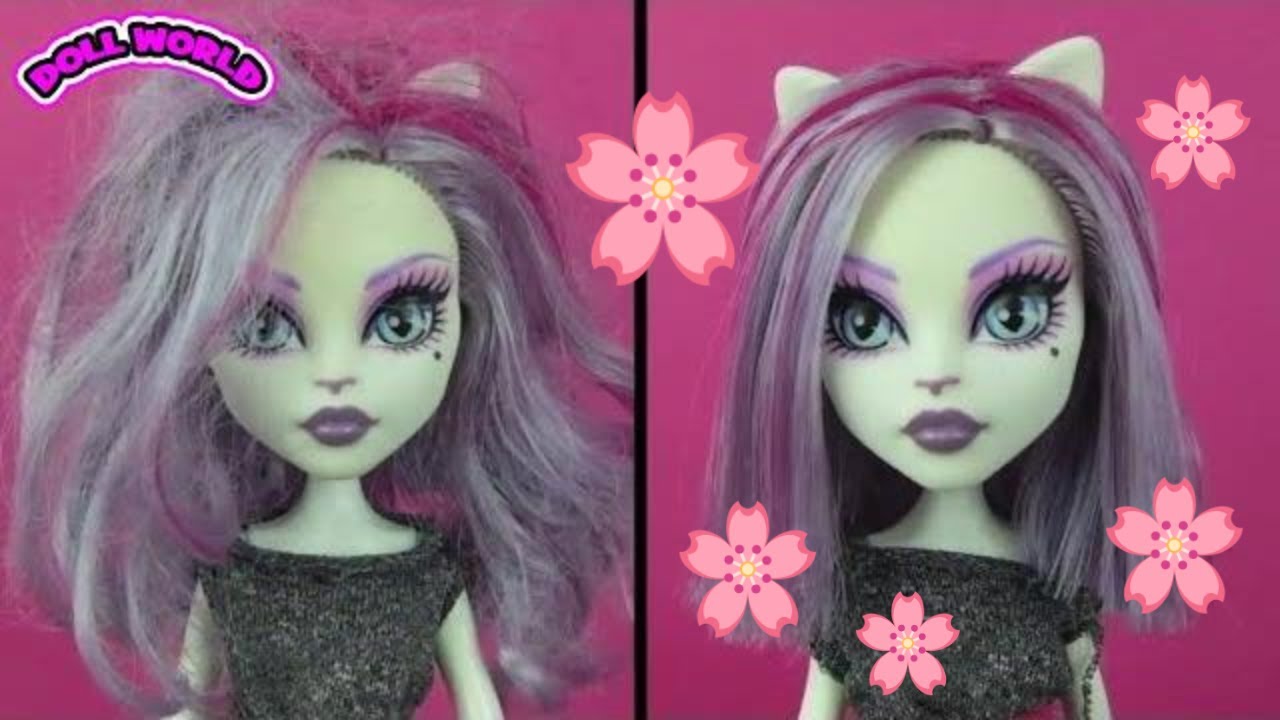 Monster High Doll Makeover Catrine Demew - YouTube
