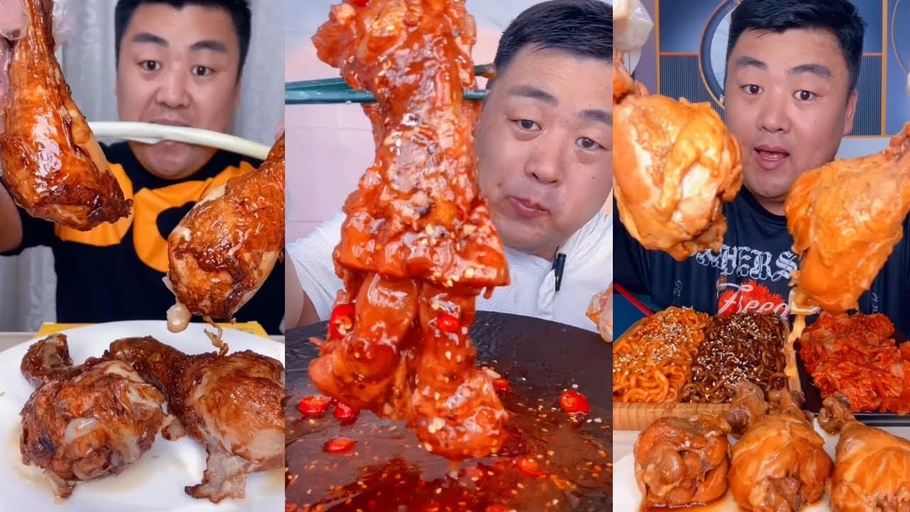 【ASMR】【MUKBANG】Immersive eating of beef tendon, chewy and delicious