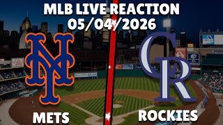 Mets vs Rockies | New York Mets vs Colorado Rockies | Live Reaction | #mets #rockies #mlb