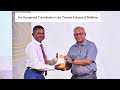 Intour maldives wins prestigious award during maldives tourism golden jubilee gala by mati