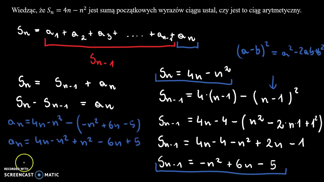 Ciągi arytmetyczne i geometryczne 1 - YouTube