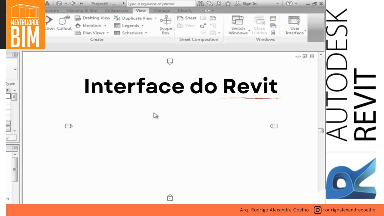 Interface do Revit - Visão Super Rápida - Curso Projeto de Prefeitura ...