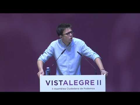 Errejón llama también a la unidad: Desde el lunes más juntos y más fuertes