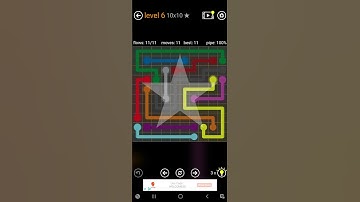 Flow Free jumbo pack 10x10 Level 6 #flowfree #level6 #8x8 #6x6 #7x7 #8x8 #mania #9x9 #10x10