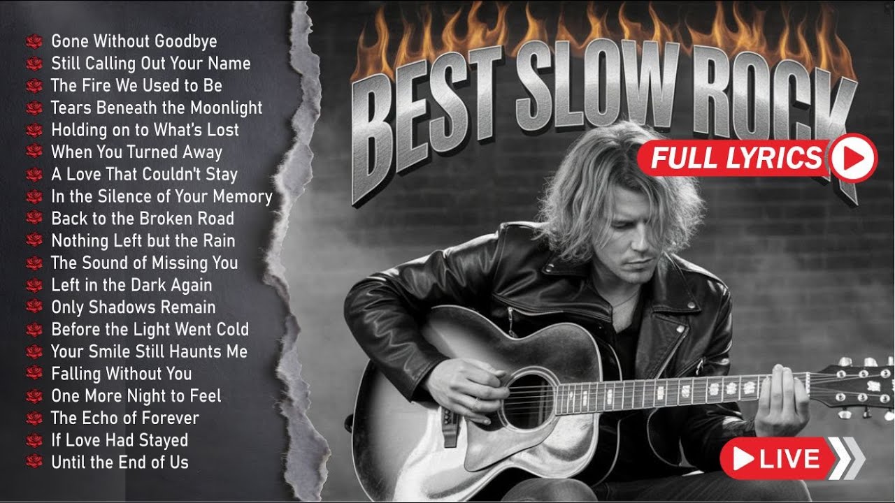 The Best Of Rock Ballads Ever Of The 60's, 70's 80's & 90's | Relaxing Playlist