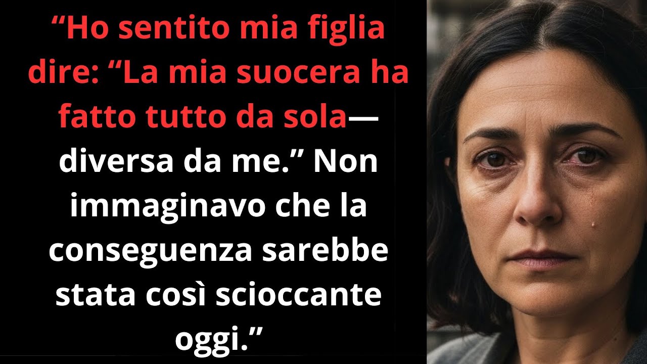 Mia figlia disse: “La suocera ha fatto tutto da sola — non come te.” Non immaginava cosa accadesse…