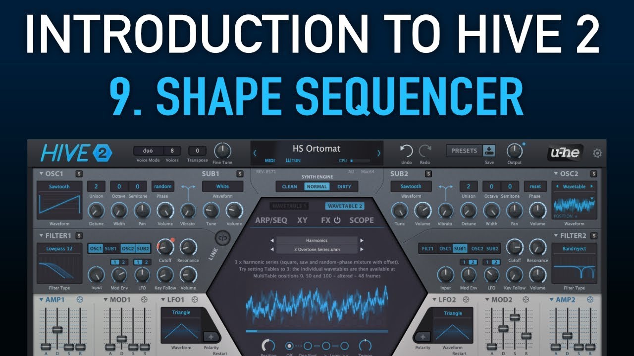 Introduction to Hive 2 - 9. Shape Sequencer