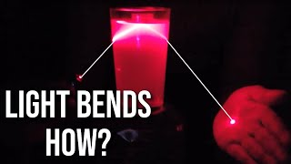 Bending of Light Science Experiment| Total Internal Reflection of Light