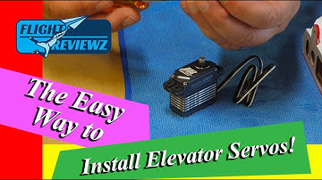 FlightReviewz How To: Installing Elevator Servos