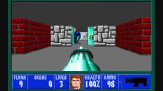 Wolfenstein 3D: E1M9 - Hans Grosse (I Am Death Incarnate) [PC Speaker]