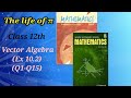 Class XII Maths Ex. 10.2