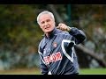 entraînement avec Claudio Ranieri comme