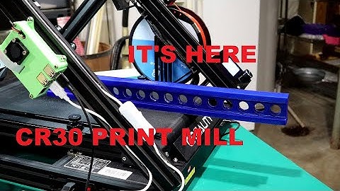 Creality CR30 Print Mill Unboxing and set up. It