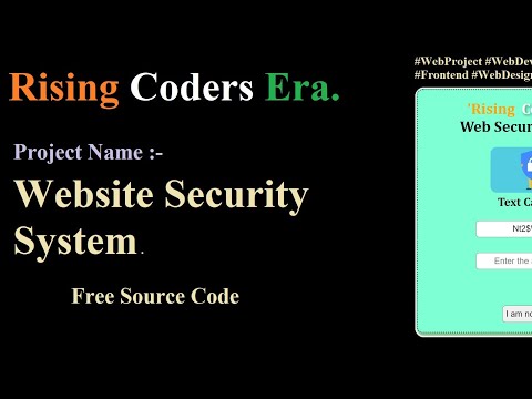 web security project using html, css, javascript with free source code in description or chat. #web