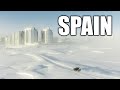 Apocalypse in Spain! Snow swallowed the cities and turned them into white mountains!