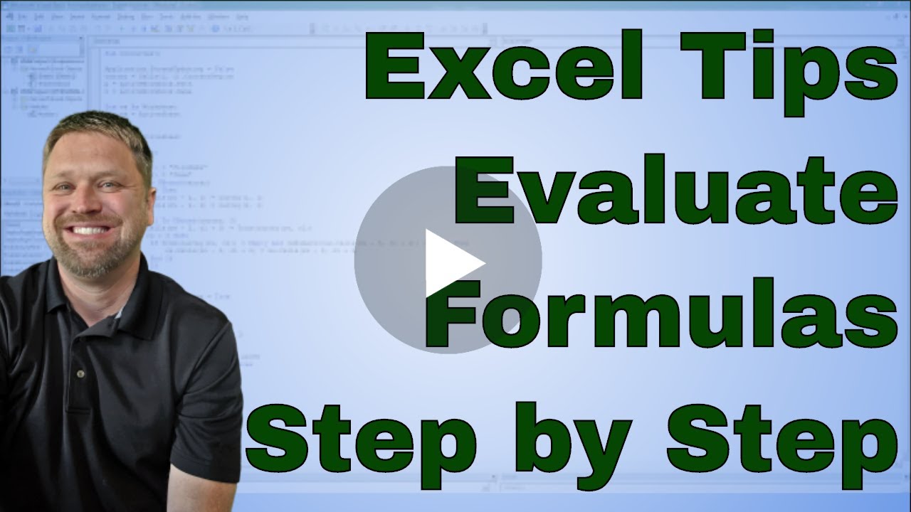 Tip Tuesday Evaluate a Formula in Excel - YouTube