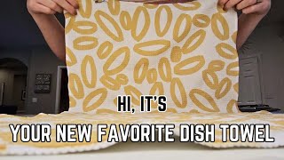 GEOMETRY Kitchen Tea Towel (Sunny Hills): Brighten Up Your Kitchen!