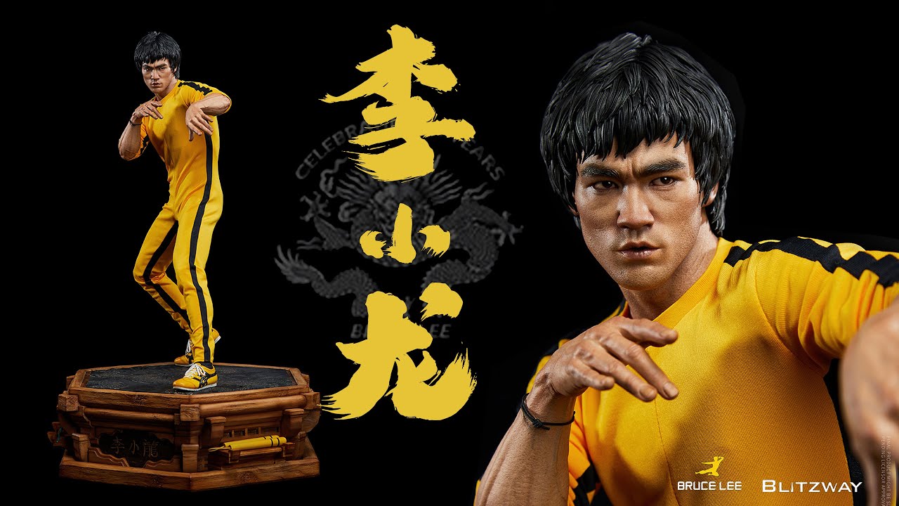 开箱】Blitzway 1/4 致敬李小龙50周年Bruce Lee 李小龙雕像- YouTube
