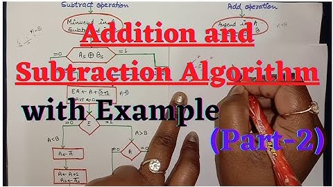 Addition and Subtraction Algorithm with Example | Part-2 | Computer Arithmetic (in Hindi)