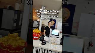I Went to a Family Owned Boba Shop with Only 2 Customers and Run by Only 1 person