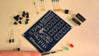 Electronic combination lock DIY kit featuring the LS7222 IC