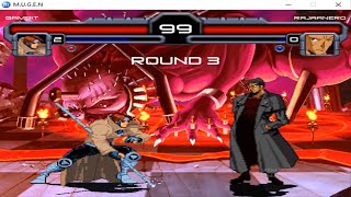 Gambit Vs Nero Mugen Fight Crazyness Level Arcade Playthrough Best Moments Retro Games Gameplay