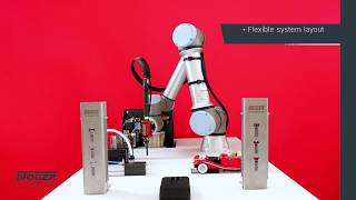 Screwdriving robot with automatic tool change