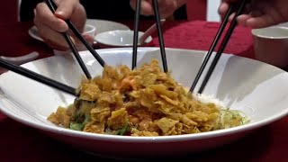 福を呼ぶ魚のサラダ　旧正月の定番