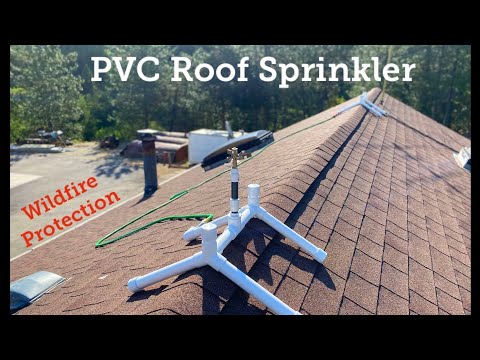 PVC Roof Sprinkler Kit / Wildfire Defense ￼