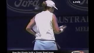 Monica Seles vs Miroslava Vavrinec 2001 AO Highlights