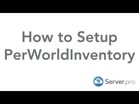 How to Setup PerWorldInventory - Minecraft Java