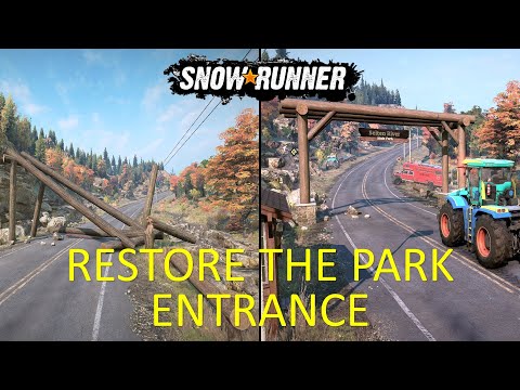 Restoring the Broken Archway | SnowRunner Mission “Where the Road Begins”