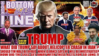 What did Trump say about helicopter crash in Iran?#trump