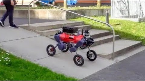 Researchers create an autonomously navigating wheeled-legged robot