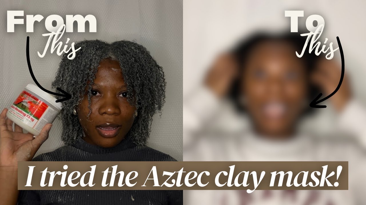 my chaotic wash day routine using the aztec clay mask and the curlsmith ...