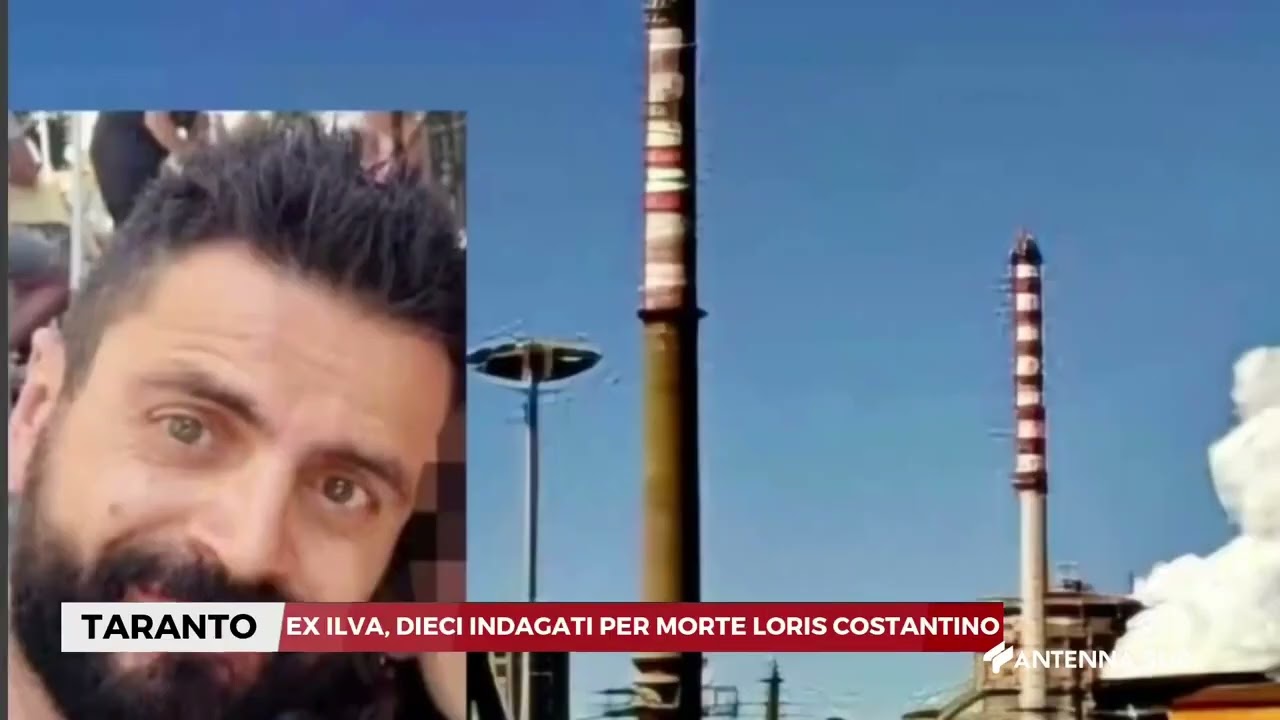 04 MARZO 2026   TARANTO   EX ILVA, DIECI INDAGATI PER MORTE LORIS COSTANTINO