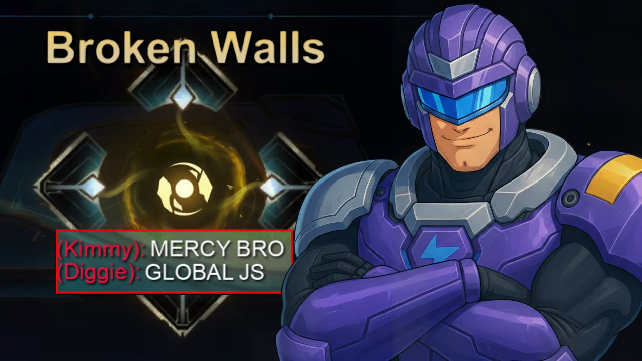 WHEN BROKEN WALLS MEETS THE CRAZIEST MLBB DRIVER!!