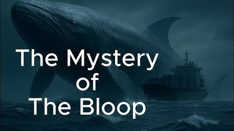 The Mystery of The Bloop: The Ocean’s Strangest Sound Explained
