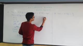 solving  Recurrence relation by master theorem-part3