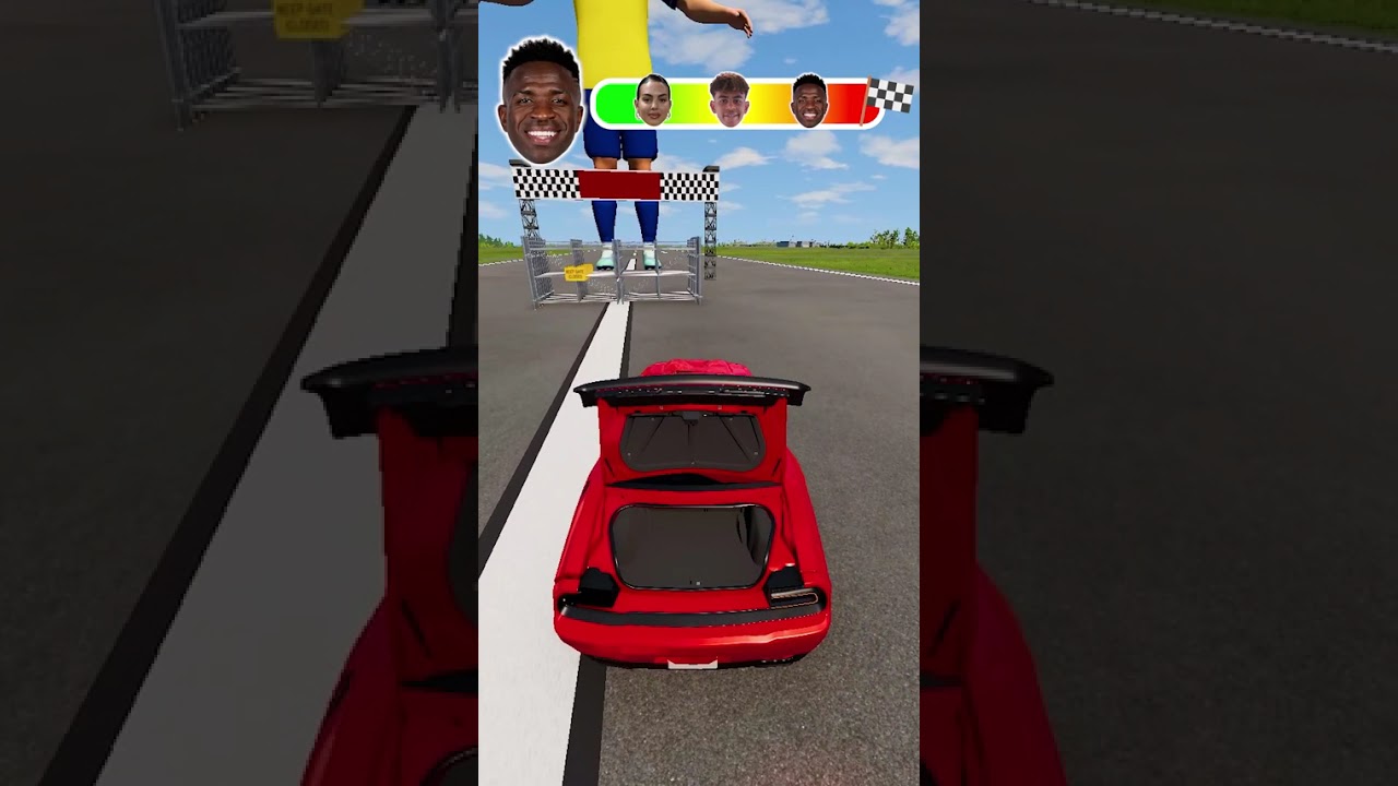 🤩CR7 Vs Lamine Yamal Vs Messi Vs Vinicius Junior⚡Obstacles Race! 