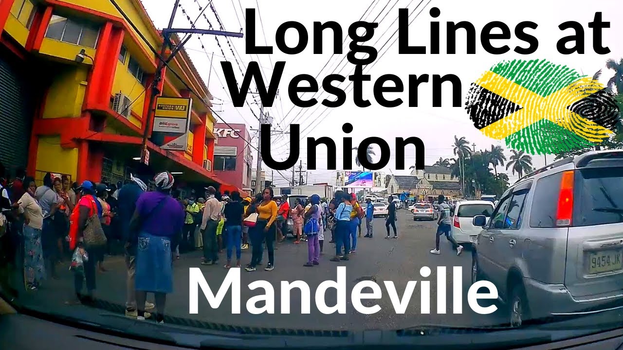 Long Lines at Western Union Mandeville Manchester JAMAICA YouTube