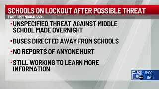 Schools on lockout after possible threat