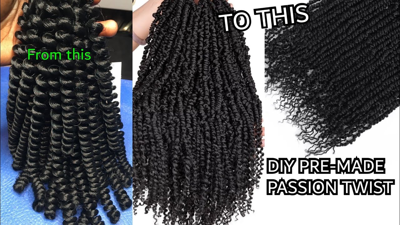 Diy Pre Made Passion Twist Youtube