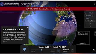 Solar Eclipse Simulation 2017